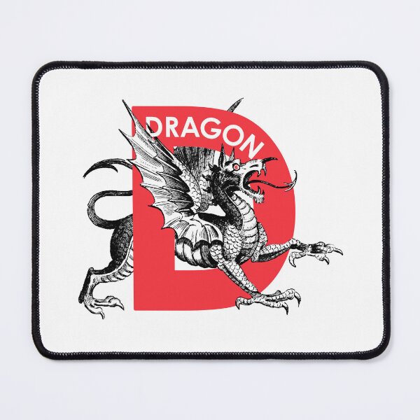 Item preview, D is for Dragon - Monster Alphabet designed and sold by QuoteGeek.