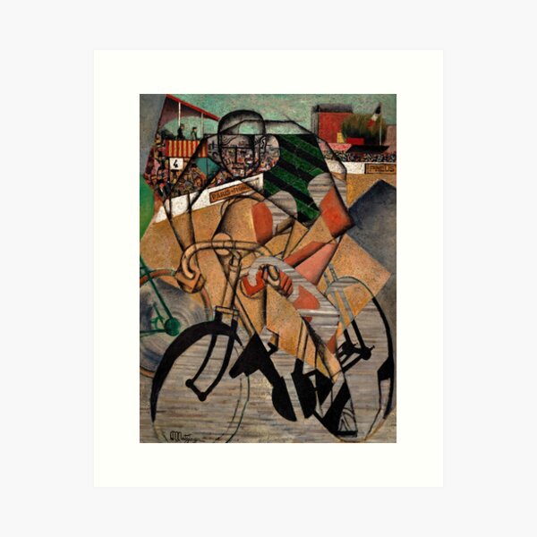 Item preview, Cycle track by Jean Metzinger - Vintage Art designed and sold by RickE.
