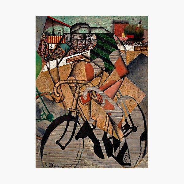 Item preview, Cycle track by Jean Metzinger - Vintage Art designed and sold by RickE.