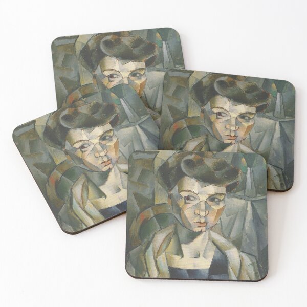 Item preview, Portrait of a Woman by Jean Metzinger - Vintage Art designed and sold by RickE.