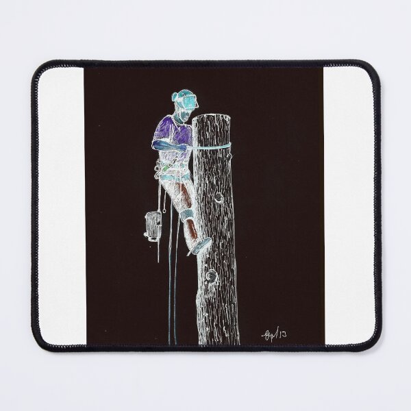 Item preview, Neon Arborist Tree Surgeon Lumberjack Logger electric chainsaw. designed and sold by Gordon Lavender.