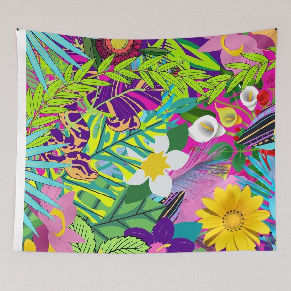 Item preview, Vibrant Jungle  designed and sold by artbyomega.