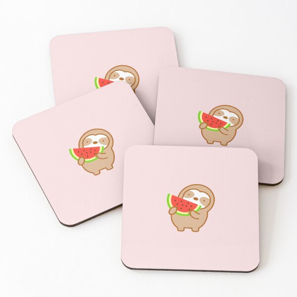 Item preview, Cute Watermelon Sloth  designed and sold by theslothinme.