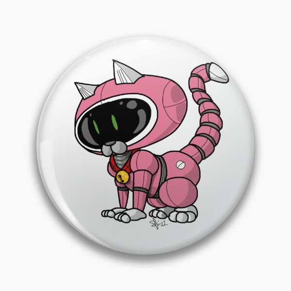 Artikelvorschau, Kleiner Kitty-Roboter rosa entworfen und verkauft von Pittstop.