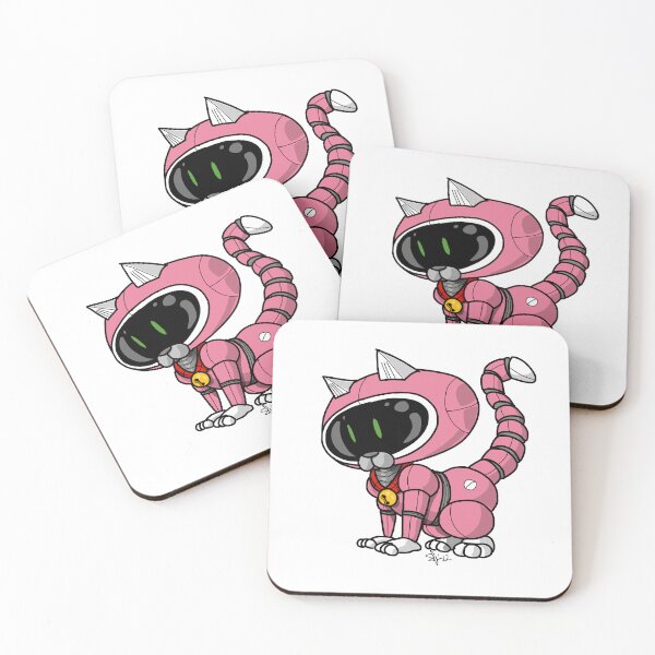 Item preview, Little kitty robot pink designed and sold by Pittstop.