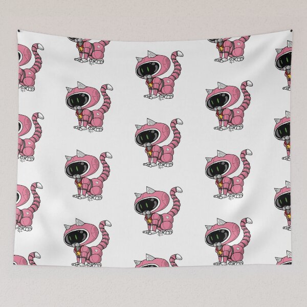 Item preview, Little kitty robot pink designed and sold by Pittstop.