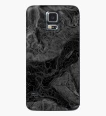 NORTH BEND TOPO MAP DARK Case/Skin for Samsung Galaxy
