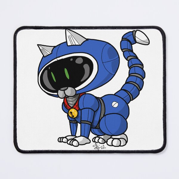 Item preview, Little kitty robot blue designed and sold by Pittstop.