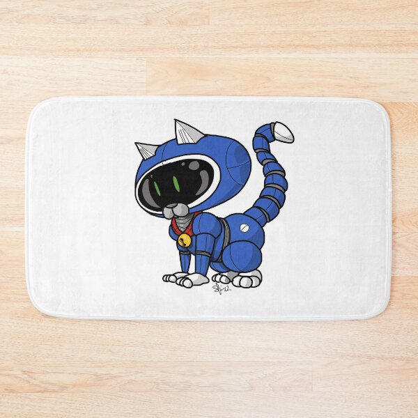 Item preview, Little kitty robot blue designed and sold by Pittstop.