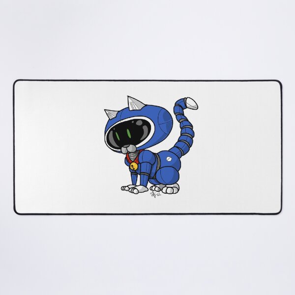 Item preview, Little kitty robot blue designed and sold by Pittstop.