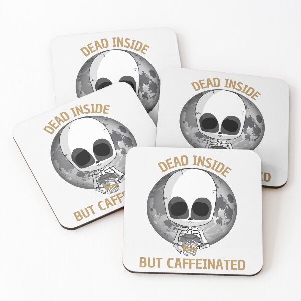 Item preview, dead inside  but caffeinated designed and sold by HAYAJAT.