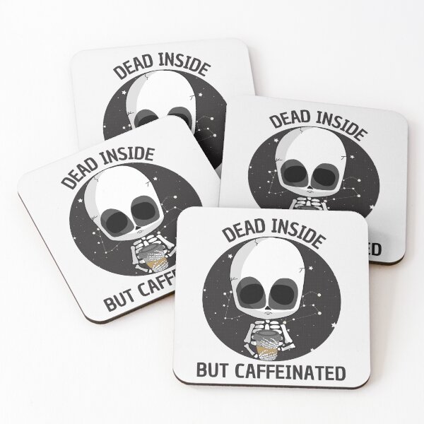 Item preview, dead inside  but caffeinated designed and sold by HAYAJAT.