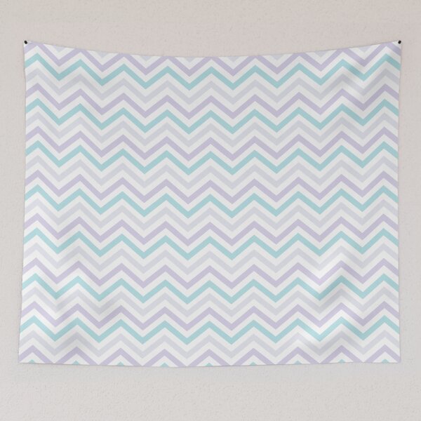 Item preview, Pastel Purple & Gray Zig Zag Pattern designed and sold by newburyboutique.