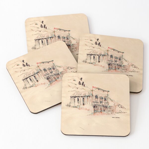 Item preview, Colorado Ghost Town-Hand painted Watercolor Art #4 by Ruth H. designed and sold by 69Designs-MP.