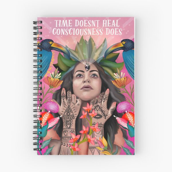 Item preview, TIME DOESNT HEAL CONSCIOUSNESS DOES designed and sold by visionsinblue.