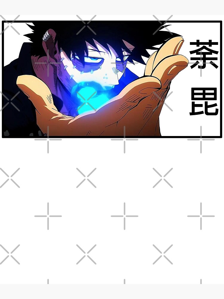 Dabi Blue Fire Toya Todoroki My Hero Academia Manga Art Print By