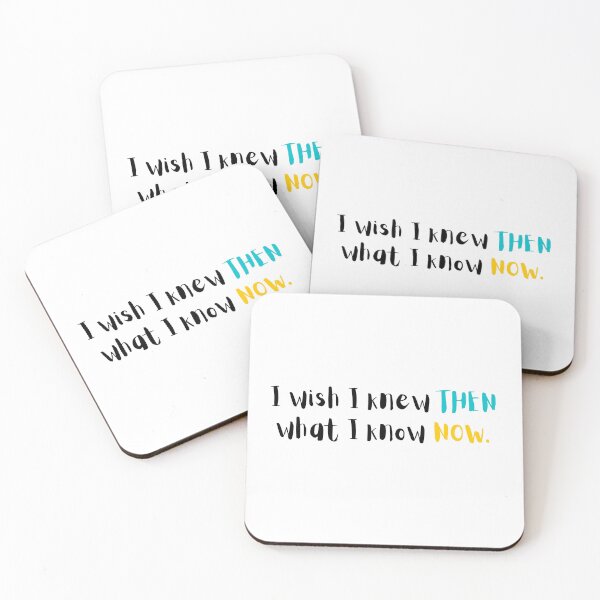 Item preview, I wish I knew then what I know now, Heartstopper Nick quote, Heartstopper designed and sold by FairyOfCherries.