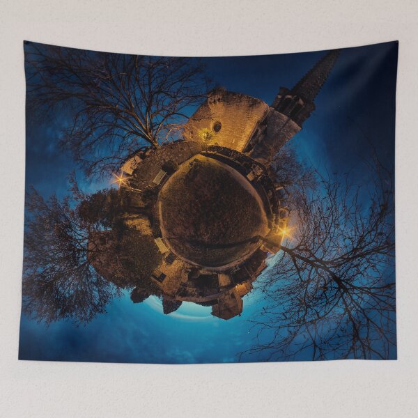 Item preview, Church at dusk designed and sold by Hapaks.