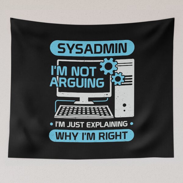 Item preview, Funny System Administrator Job Sysadmin Gift designed and sold by Marcid95.