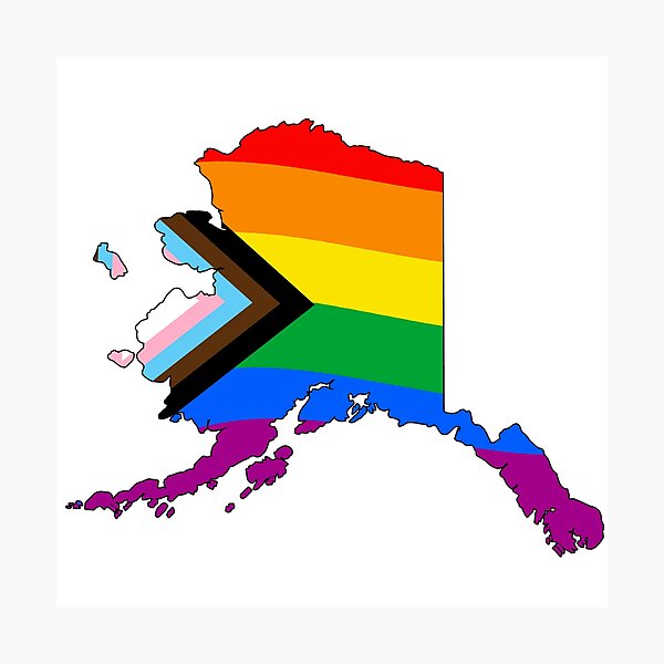 Item preview, Alaska Progress Pride designed and sold by Gayesthetic.