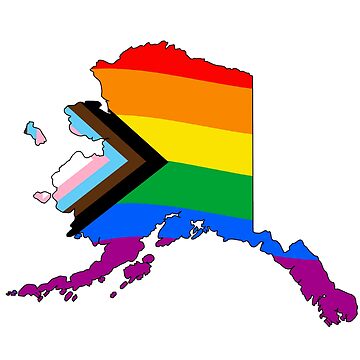 Artwork thumbnail, Alaska Progress Pride by Gayesthetic