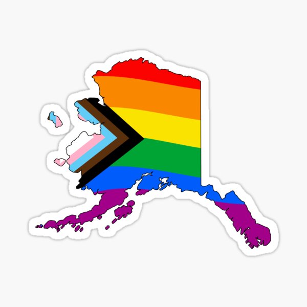 Alaska Progress Pride Sticker