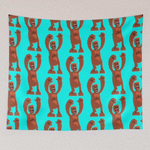 Item preview, Funny Bigfoot cartoon monster designed and sold by hoober24.