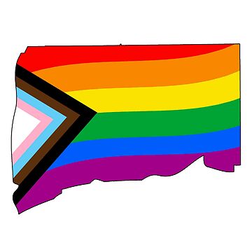 Artwork thumbnail, Connecticut Progress Pride by Gayesthetic