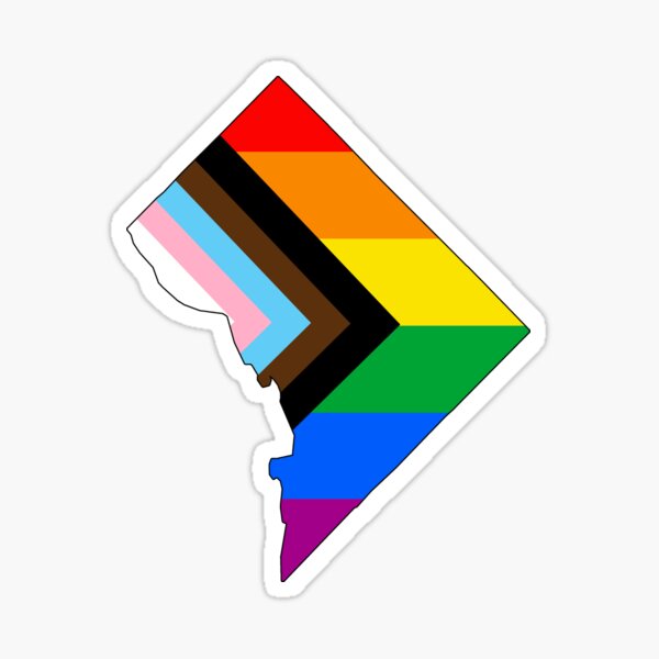 DC Progress Pride Sticker