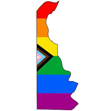 Artwork thumbnail, Delaware Progress Pride by Gayesthetic