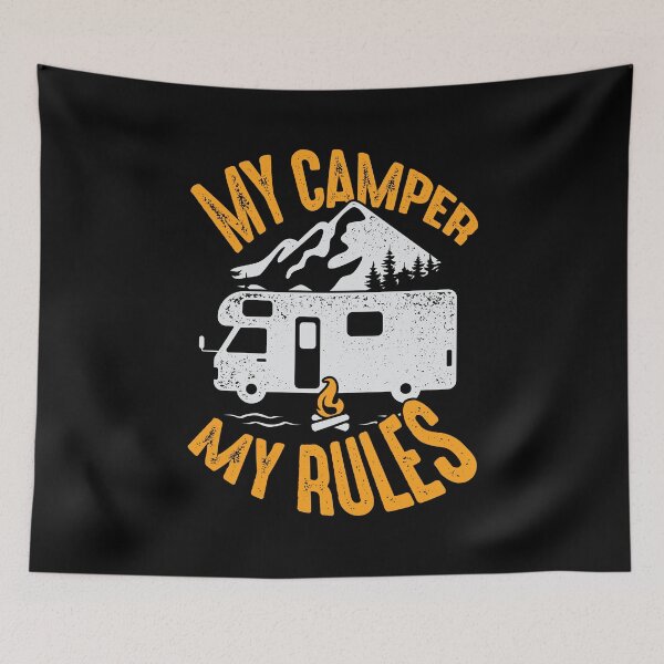 Item preview, My Camper My Rules RV Camping Lover Gift designed and sold by Marcid95.