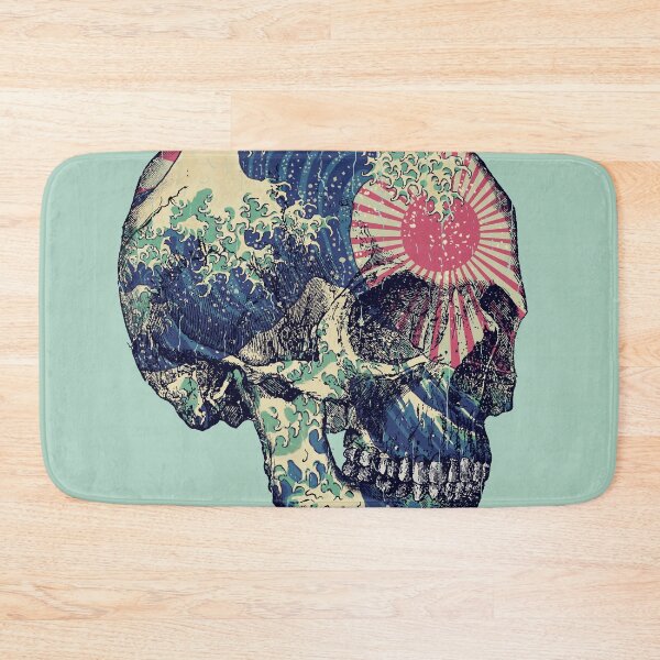 Item preview, Skull and the Great Wave designed and sold by Lidra Zehcnas.