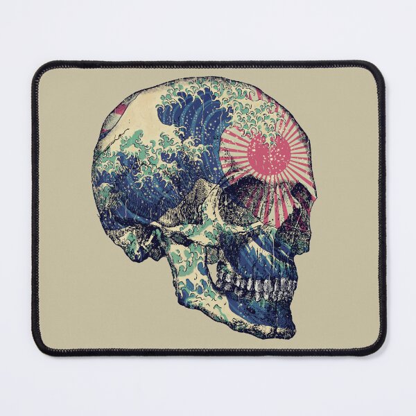 Item preview, Skull and the Great Wave designed and sold by Lidra Zehcnas.