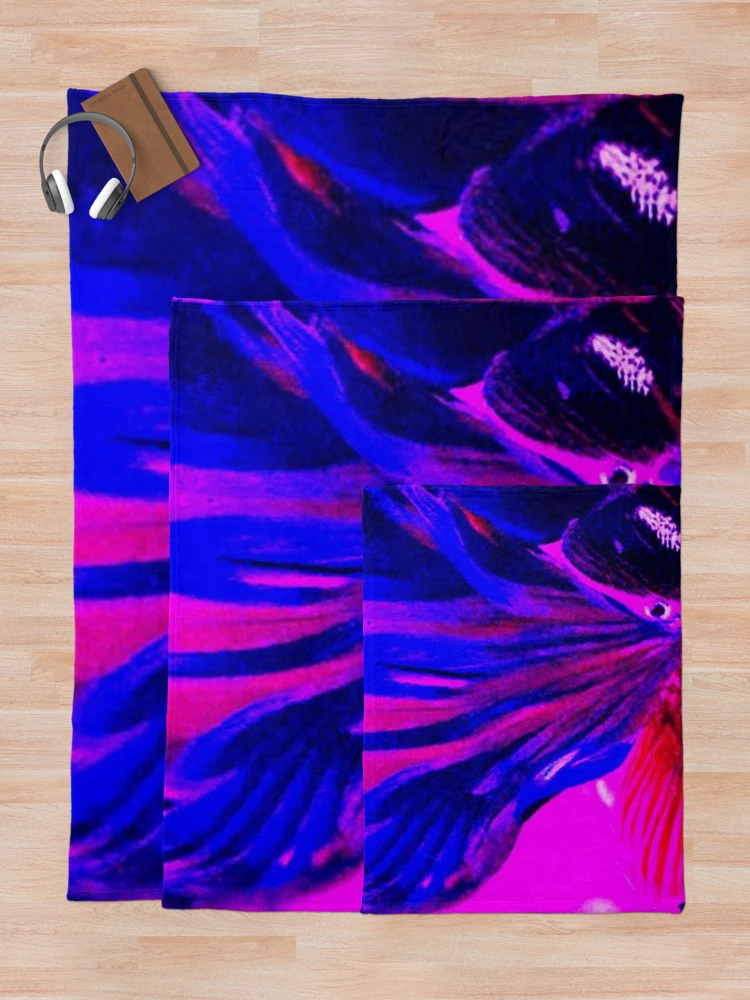 Thumbnail 5 of 6, Throw Blanket, Abstract Color Splash designed and sold by MothFluffStore.