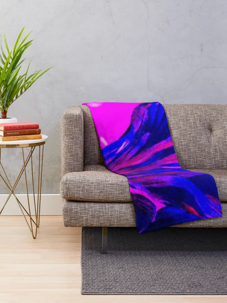 Thumbnail 2 of 6, Throw Blanket, Abstract Color Splash designed and sold by MothFluffStore.