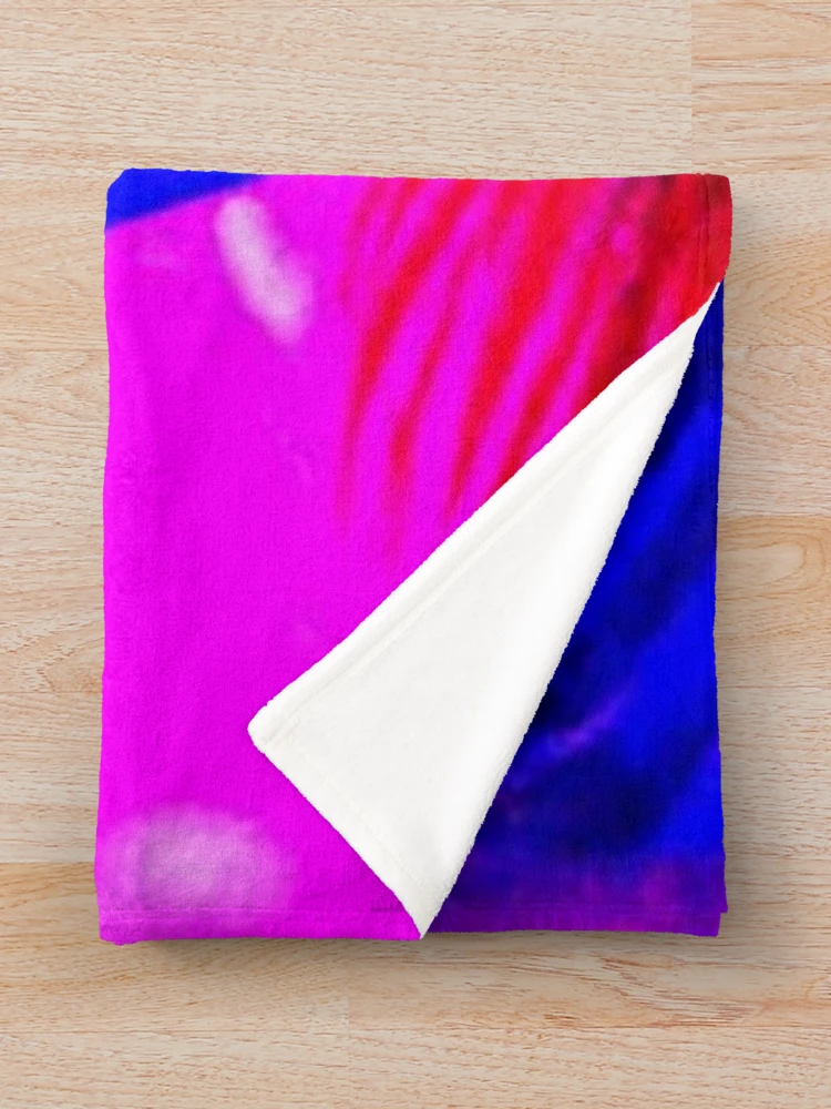Thumbnail 3 of 6, Throw Blanket, Abstract Color Splash designed and sold by MothFluffStore.