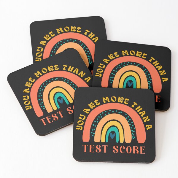 Item preview, You Are More Than A Test Score, vintage colorful rainbow designed and sold by Thevulcano.