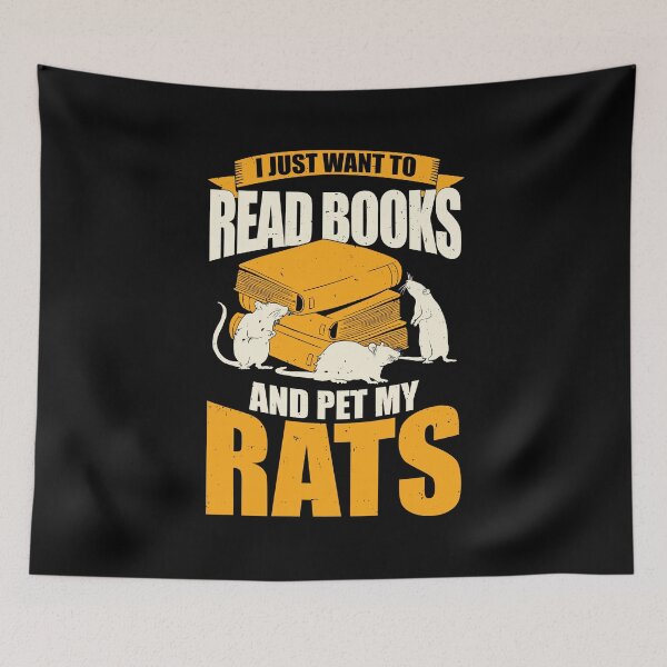 Item preview, I Just Want To Read Books And Pet My Rats designed and sold by Marcid95.