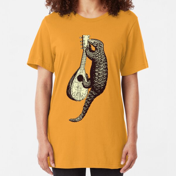 mandolin pangolin Slim Fit T-Shirt