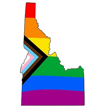 Artwork thumbnail, Idaho Progress Pride by Gayesthetic