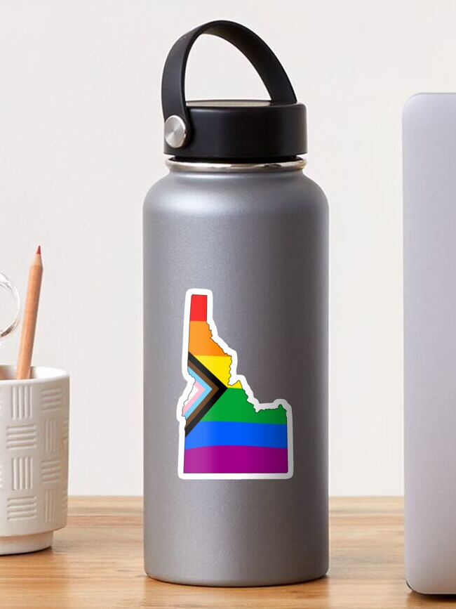Thumbnail 1 of 3, Sticker, Idaho Progress Pride designed and sold by Gayesthetic.