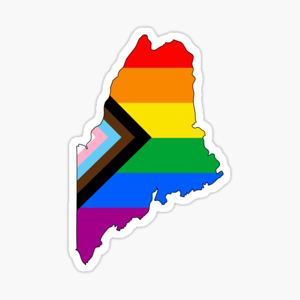 Maine Progress Pride Sticker
