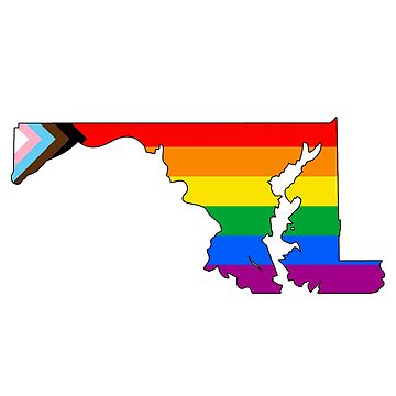 Artwork thumbnail, Maryland Progress Pride by Gayesthetic