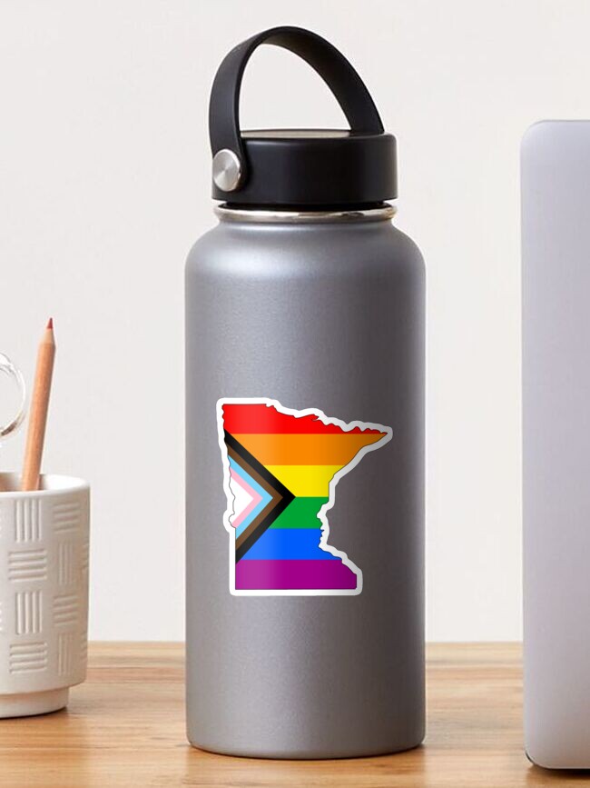 Thumbnail 1 of 3, Sticker, Minnesota Progress Pride designed and sold by Gayesthetic.
