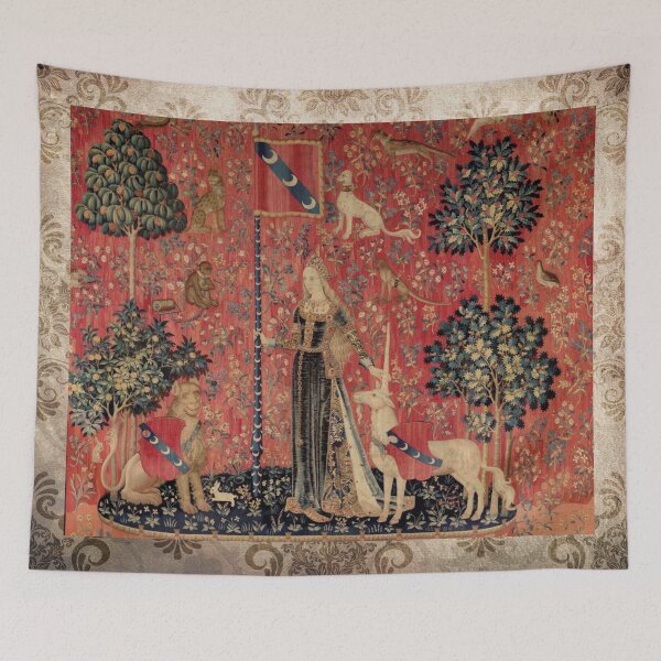 Item preview, Touch - The Unicorn Tapestries designed and sold by Erin Rado.