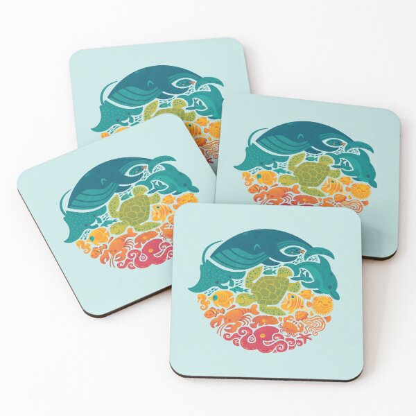 Item preview, Aquatic Rainbow (light blue) designed and sold by Wayne Minnis.