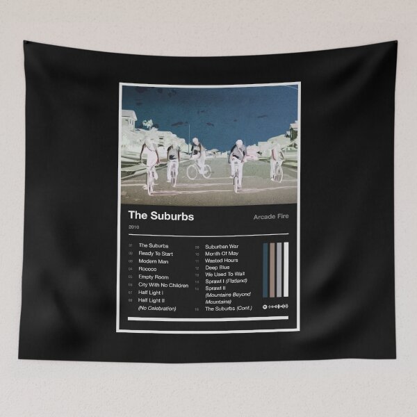 Item preview, The Suburbs Tracklist (Inverted) designed and sold by TOURETTESBOYLOL.