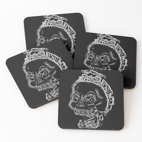 Item preview, Railroad skull designed and sold by Kriskrossarts.