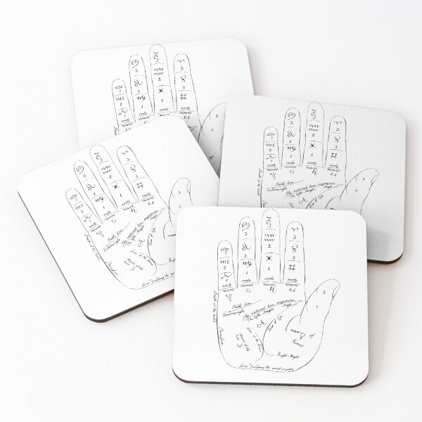 Item preview, Palmistry hand drawing, vintage fortune-telling illustration. designed and sold by rofocreative.