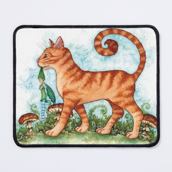 What The Cat Dragged In Mouse Pad